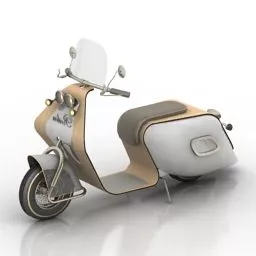 Scooter Rodin Design Land Transport 3d model