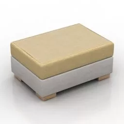 Square Table Prado 3d model