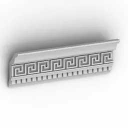 Wall Cornice Plaster Interior 3d model