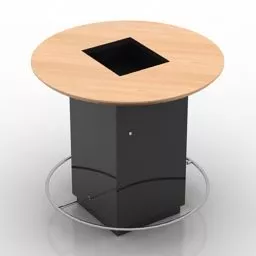 Rack Peugeot Round Table 3d model