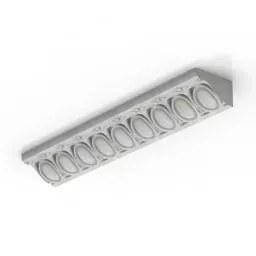 European Square Column Flat Style 3d model