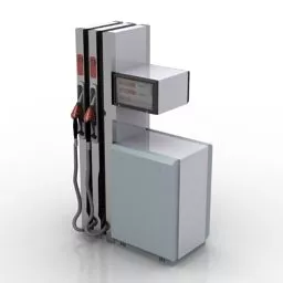Refueling Gas Station 3d model