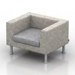 Modern Armchair Cube Avanta 3d model
