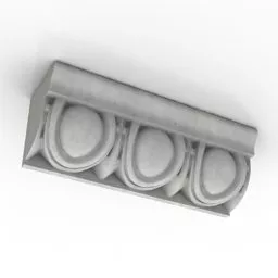 Cornice Classic Plaster Interior 3d model