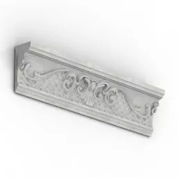 Cornice Rome Plaster 3d model