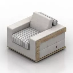 Armchair Evolishn Cube Style 3d model