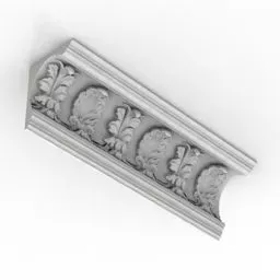 Cornice Plaster Classic Interior 3d model