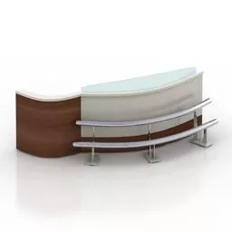 Full Rack With Dumbs 3d model
