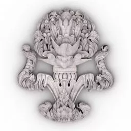 Classic Decor Molding Plaster 3d model