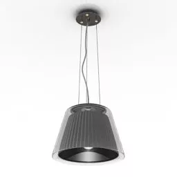Luster Black Shade Modern Style 3d model