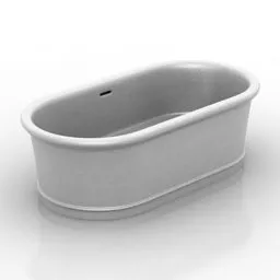Plastic Corner Shower Base 3d model