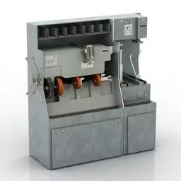 Mechanic Equipment Cabinet Devices 3d model