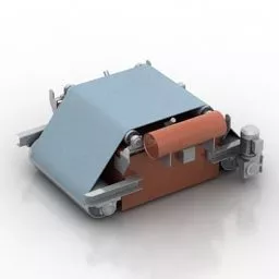 Extractor Magnetic Mining Industrial 3d model