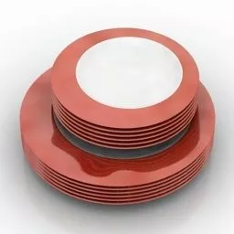 Plates Kitchen Equipment 3d model