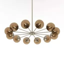 Luster Lighting Glass Ball Bulbs 3d model