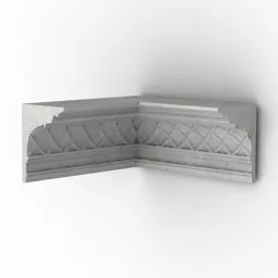 Cornice Wall Plaster European Style 3d model