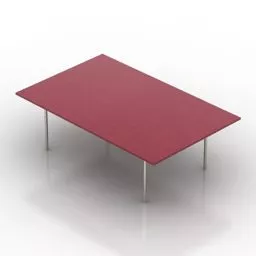 C Shape Table 3d model