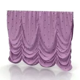 Curtain Modern Style 3d model