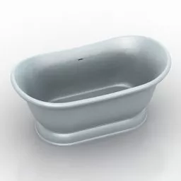 Bathroom Corner Tub 3d model