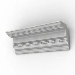 Cornice Plaster Vintage Style 3d model