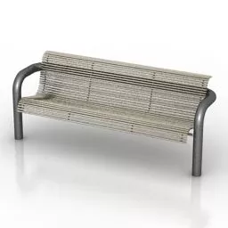 Modernism Bench Urn 3d model