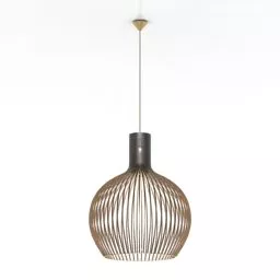 Luster Lamp Secto Lantern Shade 3d model