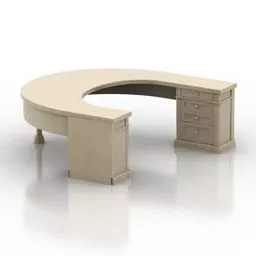 Polygon Table Quadro Furniture 3d model
