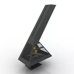 Modern Fireplace Admeto 3d model