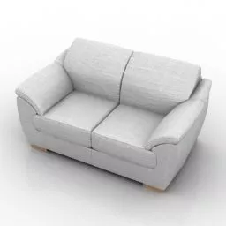 Smooth Sofa Efes 3d model