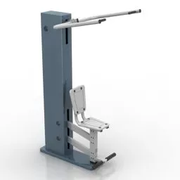 Trainer Street Gym Equipment 3d model