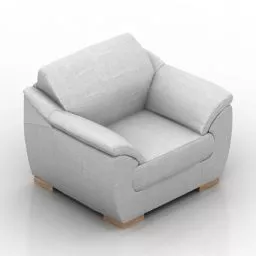 Armchair Efes Smooth Edge 3d model