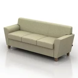 Sofa Klerk Three Seats 3d model