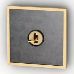 Switch Fontini Brass Frame 3d model