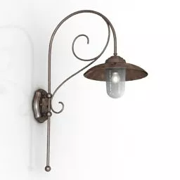 Classic Brass Sconce Lamp 3d model