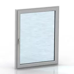 Square Window Plastic 3d model