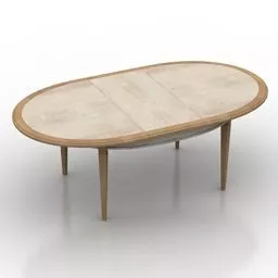 C Shape Table 3d model