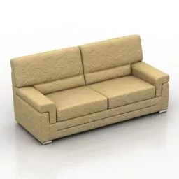 Beige Sofa Space Avanta 3d model