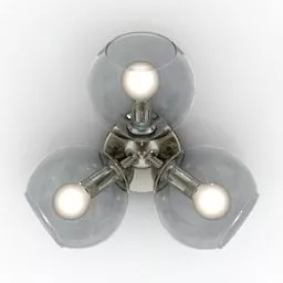 Luster Spiral Crystal Lamp 3d model