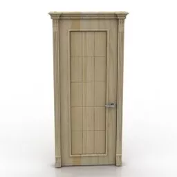 Wood Door Corsica 3d model