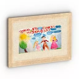 Children Picture 3d model