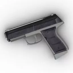 Sci-fi Submachine Gun 3d model