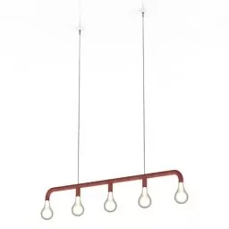 Glass Circle Lamp Ceiling Lamp 3d model