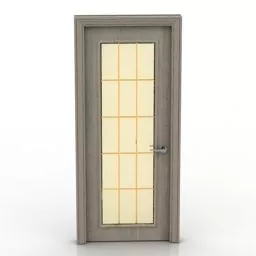 Wood Door Corsica 3d model