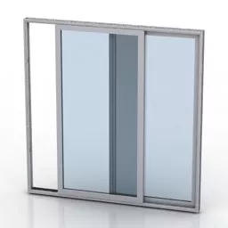Slide Window Door 3d model