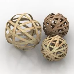 Sepak Takraw Ball 3d model