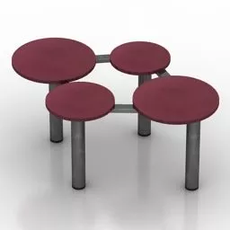Seat Artemis Circle Shaped 3d model
