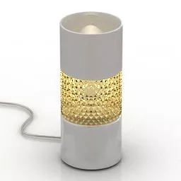 The Rattan Bedside Table 3d model