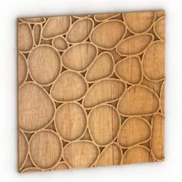 Panel Wall Bubble Pattern 3d model