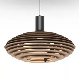 Glass Circle Lamp Ceiling Lamp 3d model