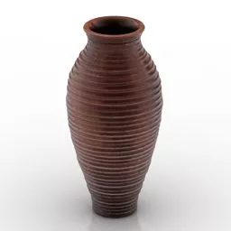 Lattice Vase With Yellow Flower 3d model